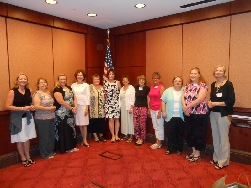 A group of Beebe Medical Center nurses went to Washington, D.C., to meet with legislators. Pictured are (l-r) Megan Williams, FNP, director of Population Health; Kelly Decyk, RN, Progressive Care Unit; Theresa Houston, RN, BSN, CCRN, Critical Care educator; Janet Haebler, MSN, RN, executive director of State Government Affairs for the American Nurses Association; Jennifer Hargreaves, BA, RN, Clinical Education; Sarah Carmody, executive director, Delaware Nurses Association; Jacqueline M. Cooke, MSN, RN, WHNP-BC, clinical educator, WHP; Lynn Toth, RN, MSN, NP-C, cardiovascular service line; Patti Hall, RN, nursing supervisor; Paula Goodman, CRNA, nurse anesthetist; Jen Mancuso, RN, BSN, nursing supervisor; and Susan Davis, CRNA, nurse anesthetist. SOURCE SUBMITTED