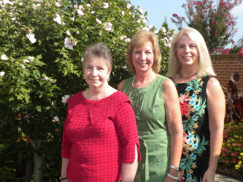 Kate McKenzie, CEO Cancer Support Community Delaware, center, along with Kaye Webb, outreach coordinator in Sussex County, left, and Sussex Director Jo Allegro-Smith stand in the Healing Garden at their offices adjacent to the Tunnell Cancer Center on Route 24 in Rehoboth Beach. Missing from the photo is Lily Gosnear, Sussex special events coordinator. Cancer Support Community Delaware offers support services at no cost to those with a cancer diagnosis and to their families. BY SUBMITTED PHOTO