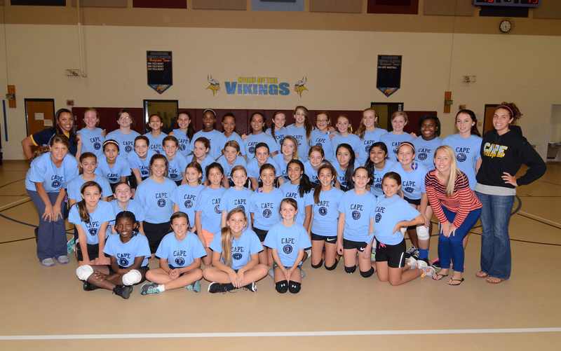 The Beacon and Mariner volleyball teams are making the future of Cape volleyball look bright. Shown are the coaches and players of both teams including coaches Jen Celano, Sam Purple, Nicole Scott and Cheryl Cannon and players Hailey Wilson, Sky Allen, Olivia Morton, Anna Lutz, Victoria Burger, Alex Chiartas, Alyssa Needham, Ava Lynam, Abby Thomas, Sydney Pedersen, Abby Bucklin, Heather Blees, Natalie Oldham, Annabelle Burrows, Autumn Garvey, Maci Silicato, Catherine Morales, Henely Kennedy, McKenzie Parker, Elaina Louvis, Maddie Holt, Megha Patel, Jenna Nolan, Shayla Brittingham, Bailey Hesson, Alyssa Whaley, Lauren Burke, America Sanchez, Hannah Betts, Madison Shatzer, Alexis Pascual, Jada Flowers, Bella Leishear, Caitlin Lewis, Chloe Fisher, Savannah Reed, Chelsea Jennings, Isabella Robinson, Shawn Gray, Callee Cox, Nyashja Mosely, Aliyah Browning, Hayley Norwood, Morgan Gray and Keila Saez. BY DAN COOK