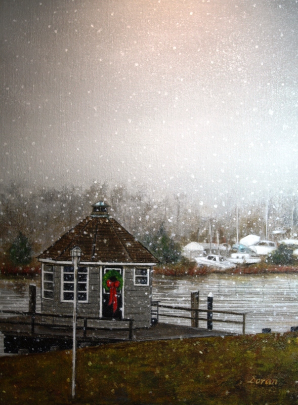 This original painting by local artist Jean Doran, “December on the Canal,” is the official cover of the 2013 Christmas Tour of Lewes on Dec. 7. Raffle tickets for the painting are available at the Ryves Holt House at the corner of Second & Mulberry streets in downtown Lewes; sales benefit the society. The drawing will be held on Dec. 21.