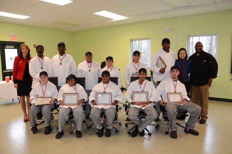 The Culinary School staff and students include in back (l-r) Beverly Jackey, Gregory Jones, Charles Ballard, Courtney Bratten, Ruby Hernandez, Maria Montoya, James Merrell, Brenda Palomo and Tim Hunter. In front are Leighanne Franks, Nery Matos, Lilly Frazier, Nighferl Matos and Shane Pennell. SOURCE SUBMITTED