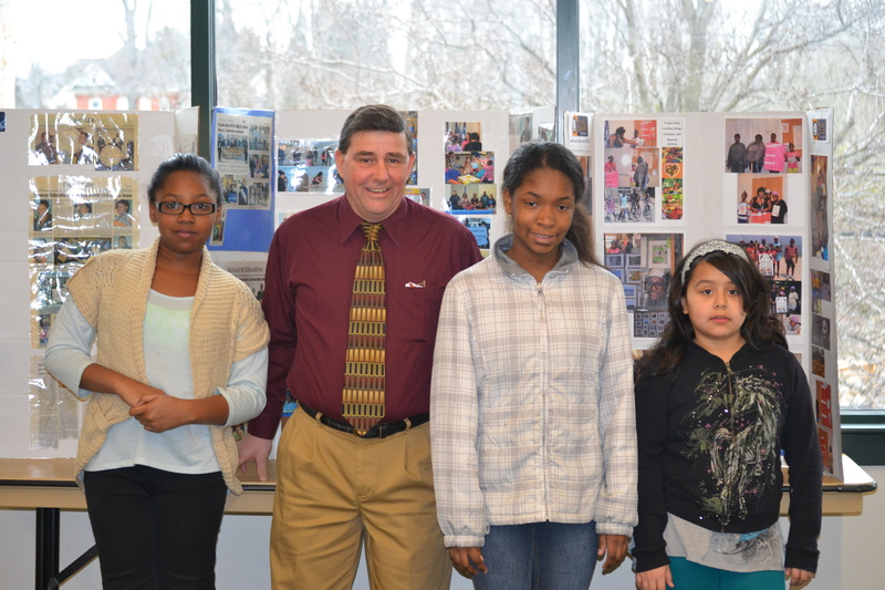 Members of the Lower Sussex Youth Council 2719 gather at the Milton Public Library on Founders Day, Feb. 8. Commemorating the 105th anniversary of the establishment of the NAACP are (l-r) Second Vice President Ajahni Wilson, keynote speaker Bill Walls, President Victoria Diaz-Hanzer and 3rd Vice President Marysol González. SOURCE SUBMITTED