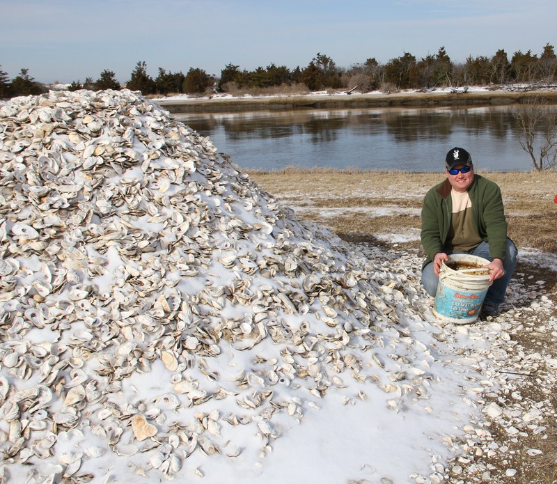 E.J. Chalabala, aquatic restoration coordinator for the Delaware Center for the Inland Bays, is the project manager on a new initiative, Don’t Chuck Your Shucks, an oyster shell recycling program that will partner with local restaurants to take oyster shells out of the waste stream and get them into restoration projects where they can help improve water quality in the Inland Bays. SOURCE SUBMITTED