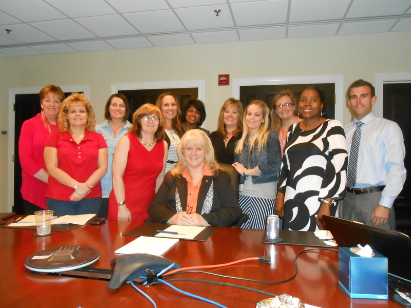 Attending the planning session are in back (l-r) Lynn Peter, Sarah Hardy, Autumn Chalabala, Lisa Klotz, Kahli Baker and Jamie Everton. In front are Heidi Watkins, Rae Short, Karen Gritton, Terri Easter, Cassandra Humphrey and Dan Green. Not pictured is Dave Skocik, annual event emcee. SOURCE SUBMITTED