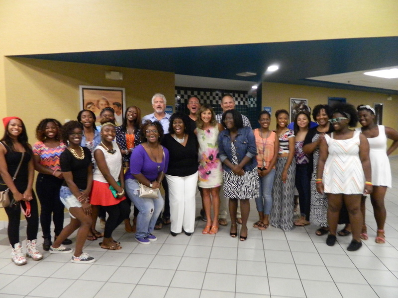 Pathways to Success students and friends thank Matt Haley for his donation of a bus. Shown (l-r) are Sha’Mariah Doakes; Alshaya Drummond; Castaysha Lewis; Melony Showell; Aleya Tingle; Chelsea Sivels; Jynequa Drummond; Haley; Charvonne Lamontagne; Pathways to Success Sussex County Director Fay Blake; Clean Green Horizons General Manager Joe Casey; Pathways to Success New Castle County Director Pris Turgon; Scott Kammerer, partner, Highwater Management; Autumn Willis; Janisha Harmon; Mariah Hendricks; Cierra Jefferson; Makeba Alexander; Charity Cox; and Angel Cox. Students attend Cape Henlopen and Sussex Tech. SOURCE SUBMITTED