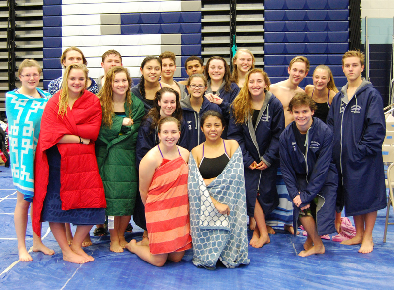 Sussex Academy swim teams compete in Henlopen Conference Championships