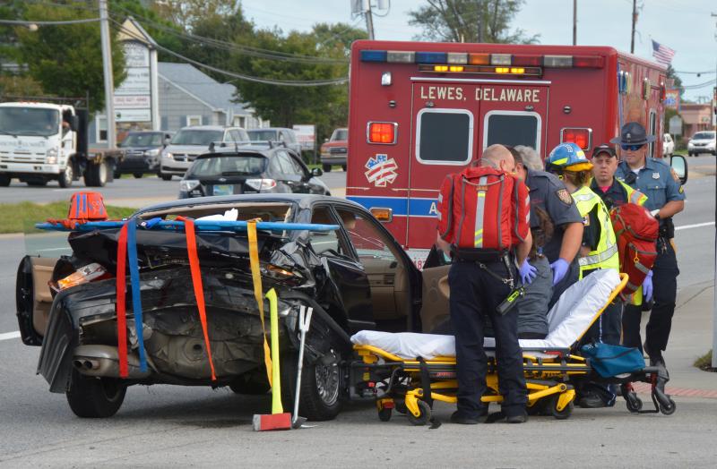 Midway crash causes Route 1 southbound backup Cape Gazette