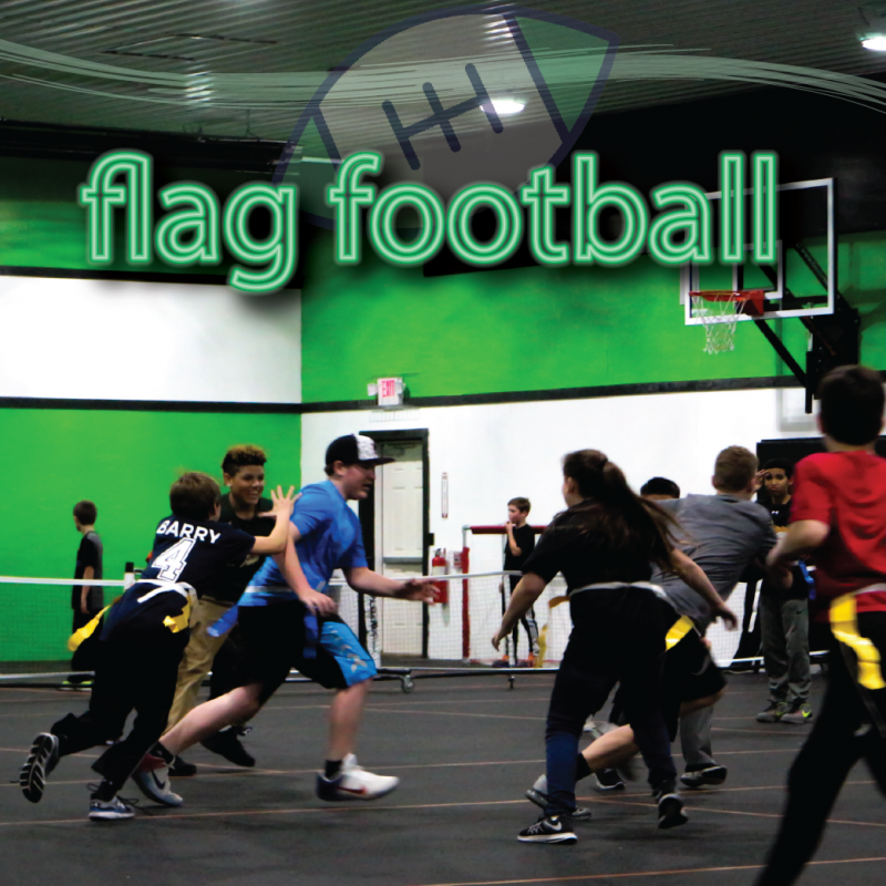 Flag Football Kids Youth Sports at the Indoor Academy in Georgetown