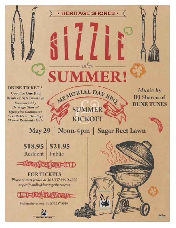 summer bbq flyer