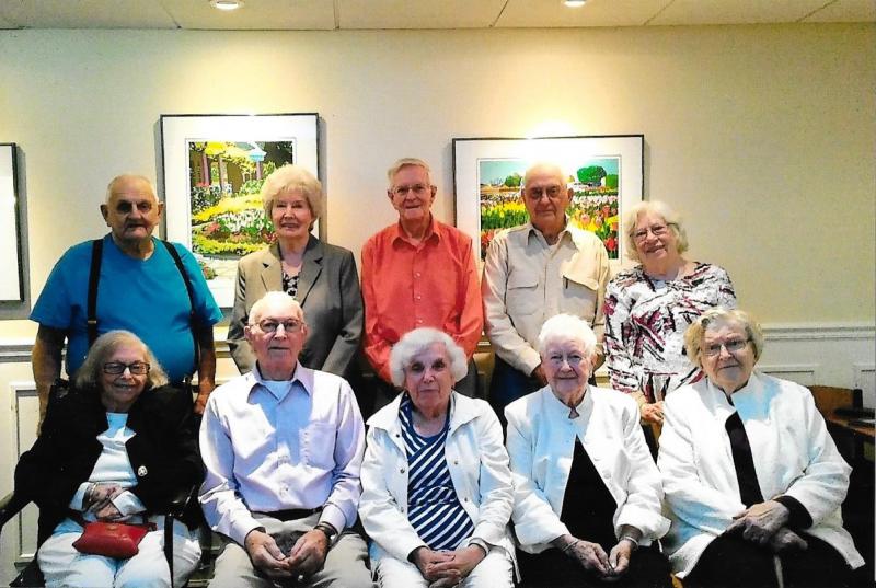 Georgetown High School Class of 1947 members shown in back are (l-r) Alfred Parker, Lorraine (Tidwell) Rogers, Fred Rust, Austin Short and Nancy (Mustard) Aldridge. In front are Ann (Lynch) Dyer, Bobby Elliott, Katherine (Roach) Gordy, Helen (Pase) McCracken and Gladys (Rust) Wilson. Class members unable to attend are Paul Littleton, Nellie (Wilkins) Brittingham and Bernice (Wilson) Jackson. SUBMITTED PHOTO