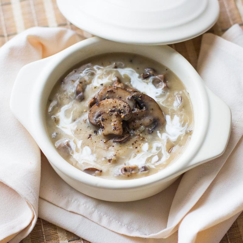 Creamy Steak & Mushroom Soup Recipe