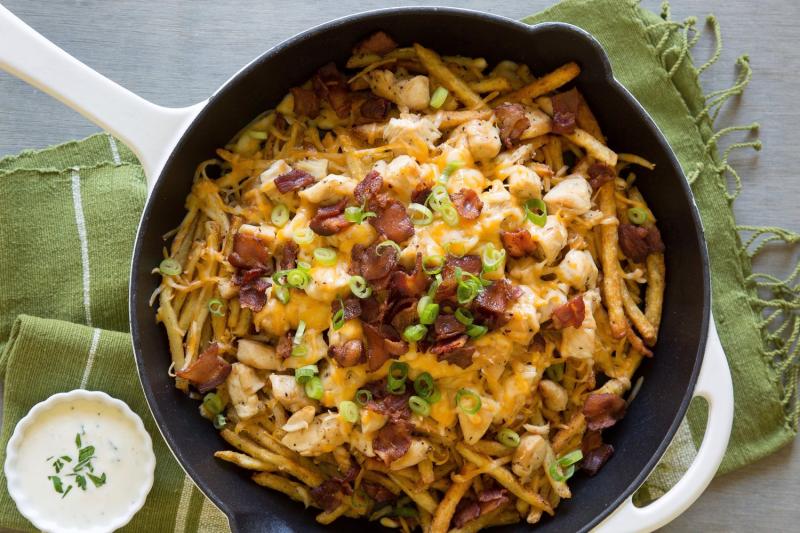 Chicken-Bacon Ranch Fries