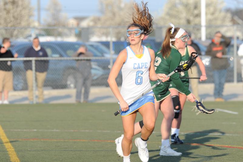 Alia Marshall carries through the midfield