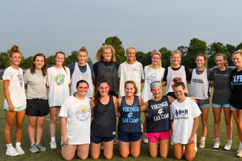 Cape’s high school team includes in back (l-r) Ella Rishko, Abby Schaeffer, Lexi Truitt, Carrie Clausius, Sarah Naar, Megan Smith, Maren Buckaloo, Kelly Bragg, Lulu Rishko, Ella Ruppert and Lexi Nowakowski. In front are Anna Lopez, Claire Lopez, Regan Best (Claire and Regan didn’t play), Lina Frederick and Landon Diehl.