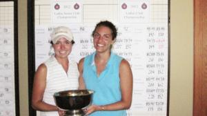 In the Ladies Club Championship, Emma Sills, left, shot two great rounds of 74-75 to finish with a two-day total of 149 and win her first club championship. Samantha Purple came back from a tough day one to shoot a solid 65, and a two-day total of 145, to win the ladies net championship for the second year in a row. SOURCE SUBMITTED