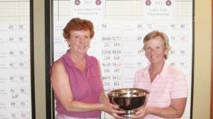 In the inaugural Ladies Senior Club Championship, Linda Outlaw, left, had a second round of 85 to become the first Kings Creek Ladies Senior Club Champion with a two-day gross score of 181. Linda Eicher became the Kings Creek Ladies Senior Net Champion with two great rounds of 69 and 71 to finish with a two-day net total of 140 to win the title. SOURCE SUBMITTED