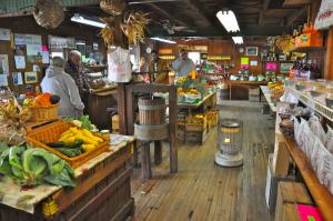 T.S. Smith & Sons market has not changed much over the decades. The floor is wood from the old Bridgeville High School gymnasium. The market is open from mid-April through Dec. 24. BY RON MACARTHUR
