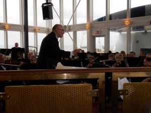 Romance at Sea, a benefit for the Dover Symphony Orchestra was held on the Twin Capes that afternoon, a three-hour excursion featuring a concert, catered buffet, silent auction and libations. Conductor Donald Buxton, who has been at the helm since 1989. BY SUBMITTED
