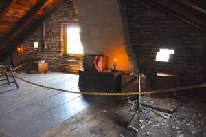 At least two Confederate sharpshooters died in this attic in the Shriver House in downtown Gettysburg. The family suffered great losses because of the battle. See their story at shriverhouse.org. BY RON MACARTHUR
