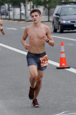 Paul Gallucci Jr. pulled to within six hundredths of a second of the first-place runner. BY DAN COOK