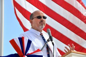 Although a request to hold a series of church services in Rehoboth's Bandstand was denied by city officials, the Rev. Robert Dekker says he is not defiant but determined. The request for a permit for the rally was approved, and Dekker worked with the help of Christian Hudson to make the Freedom Rally a reality. BY RON MACARTHUR