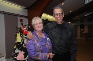 Delaware Hospice volunteer Becky Carney was joined at the event by her husband and event volunteer Marvin Carney. BY STEVEN BILLUPS