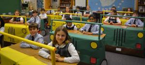Ready to explore in their Land Cruisers are in back (l-r) Brice Richins, Ocean Pines, Md.; Sumira Sehgal, Lewes; Carter McCabe, Frankford; Grace Baeurle, Rehoboth Beach; Alex Bunting, Roxana; Brooke Emeigh, Seaford; row three, Kat Moore, Rehoboth Beach; Marshall Mumford, Bethany Beach; Hannah Brasure, Roxana; Kate Conaway, Selbyville; Hugh Thomas Cropper, Ocean City, Md.; row two, AnnaMarie Buas, Ocean City; Jacob Osias, Bethany Beach; Puja Jani, Lewes; and Ayush Batra, Lewes. In front are Gavin Burton, Milton; and Sydney Lamson-Reich, Rehoboth Beach. SOURCE SUBMITTED