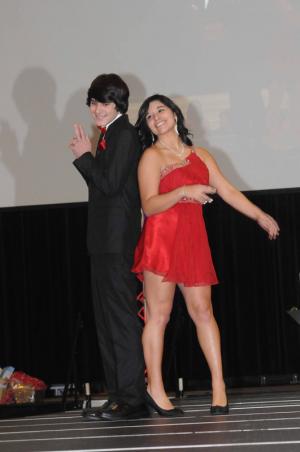 A highlight of the show featured a fashion show with women who have been affected by heart disease and individuals including cardiologists, supporters and friends who support them. Shown is Sophia Martinez with friend Brian Johnson. Martinez, a student at Sussex Tech was diagnosed with a hole in heart at in her first year in life. She underwent open heart surgery and now is a active teenager. BY STEVEN BILLUPS