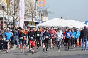 The 5K Run to the Plunge started at The Bandstand in Rehoboth Beach and ended on Maryland Avenue near the Atlantic Sands Hotel. BY NICK ROTH