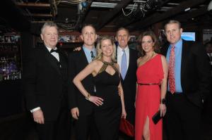Gathered for a photo are (l-r) Paul Jones; Chris Schell; Lori Schell, SAAS parents committee; Joe Schell, executive board member and president of the SAAS Foundation; Kathleen Schell; and Preston Schell, building committee member. BY STEVEN BILLUPS