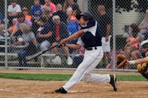 Drew Mulcahy delivers with a three-run homer in the bottom of the first inning to make the score 4-0, which would be all that Cape needed for the victory. BY DAN COOK