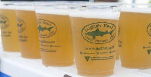 Festina Pêche, Dogfish Head's peach beer, was flowing. All proceeds from beer sales were donated back to the Milton Farmers Market. BY DENY HOWETH