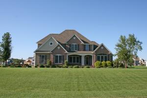 Beautifully professional landscaping with sodded yard on 0.87± acre lot in sought-after Hawkseye community BY TOWNSEND TEAM