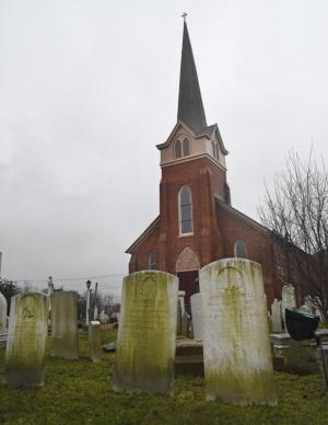 The cemetery of St. Peter's Episcopal Church in Lewes has some of the oldest gravestones in the region. BY NICK ROTH
