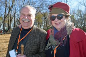 DBG Vice President Ray Sander joins DBG Executive Director Sheryl Swed at a groundbreaking ceremony Dec. 1.