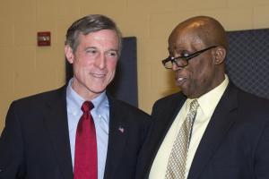 Gov. John Carney and Diaz Bonville discuss the Richard Allen Coalition.