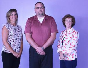 New staff at Delmarva Christian High School include (l-r) nurse Sherry Stewart, Jeff Donihue and Sharon Stevens.