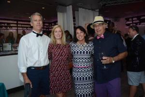 Enjoying the local event are (l-r) Rehoboth Beach Mayor Paul Kuhns, Anne Michele Kuhns, Rehoboth Commissioner Kathy McGuiness and Art Brisker. Clear Space
