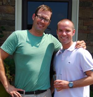 Nage/Root Gourmet boss Josh Grapsky and Nage GM Mark Harrison welcomed visitors to their neighborhood.