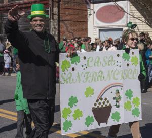 Representatives of Casa San Francisco, one of the beneficiaries of the parade, strut their stuff. BY DENY HOWETH