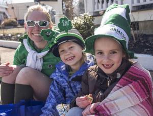 Enjoying the sunny day in Milton are (l-r) Kelsey Charron of Magnolia, and MacKenzie Burns and Cayden Willis of Millsboro. BY DENY HOWETH