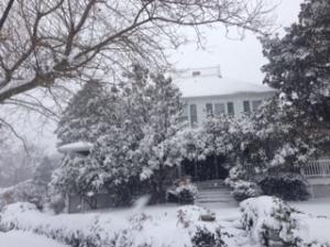 Scenes like this one in Rehoboth look like a winter wonderland. SUSAN GAY PHOTO