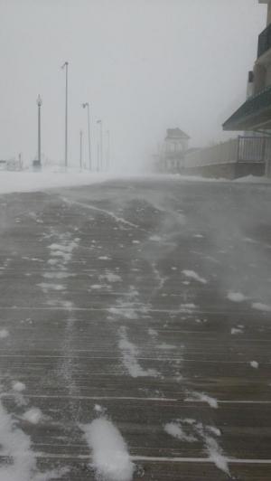 The Boardwalk is free and clear in Rehoboth Beach. SUSAN KREPSHAW PHOTO