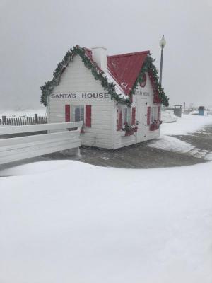 Santa’s House, looking like it should. BROCK ROGERS PHOTO