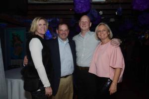 Getting an early start to the gala are (l-r) Jen Scott, Sussex Academy School board member; Billy Scott, Sussex Academy Foundation board member; and Bart and Christine Elling. Sussex Academy Gala