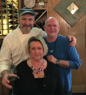 Palate co-owner and chef Gary Papp, left, and pastry chef Lorraine manage to drag Chef Tim McNitt out of the kitchen for a quick pic. There's a lot of talent in this photo!
KAREN SPOSATO PHOTO