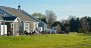 Neighbors who border the back property line of the proposed fitness and therapy center spoke in opposition to the project during an April 6 Sussex County Planning and Zoning Commission hearing. RON MACARTHUR PHOTO