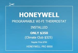 WiFi, Thermostat, Programmable, Honeywell, Chesapeake Climate Control