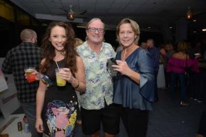 Celebrating the End of an Era are (l-r) Kelly Ranieri, DBP executive director; Bobby O’Neill and Suzanne Lontor. End of Era party
