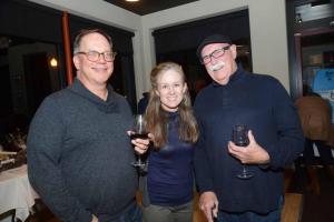 Enjoying their time at the event are (l-r) Robert Kovalcik, SoDel Marketing Director Nelia Dolan and Bob Howard. SoDel Cares Fundraiser